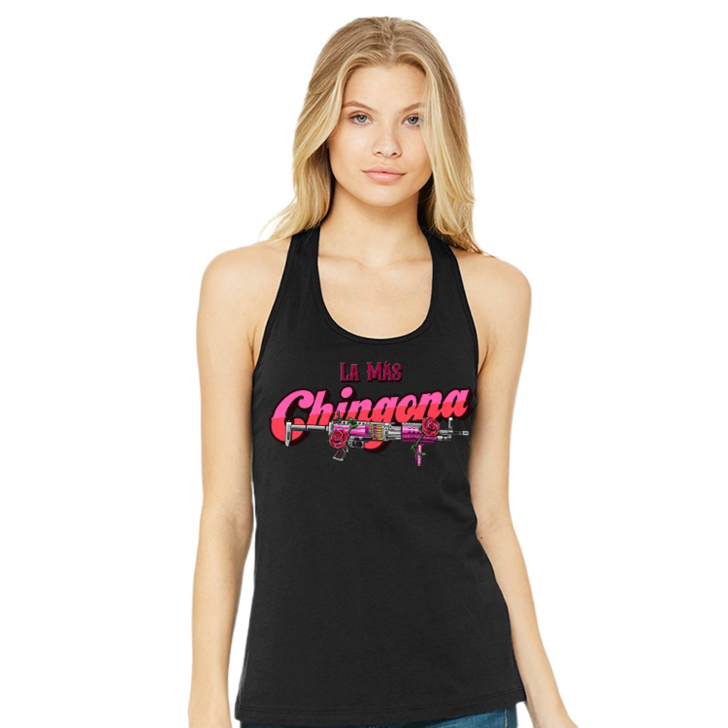La Más Chingona Tank Top (Black)